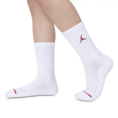 Chaussettes De Basketball Garçon Jordan Jumpman Crew Rouge NIKE