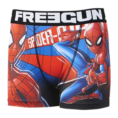 Maillot De Bain Boxer Spiderman Garçon 6 Ans - Bleu
