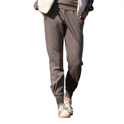 Pantalon De Jogging Femme G Gradual Vert Sauge Taille L - Poches Zippées, Taille Ajustable