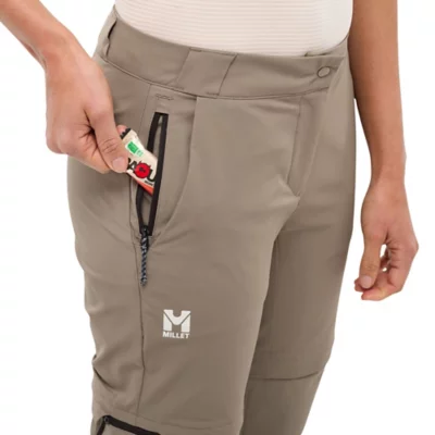 Pantalon Long Tail Femme Beige Taille 10 – Mulligan – Poches, Stretch, Enfilage Facile