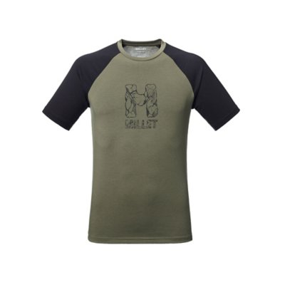Tee-shirt de randonnée à manches courtes homme Cimaï Natural Multicolore V10760  MILLET