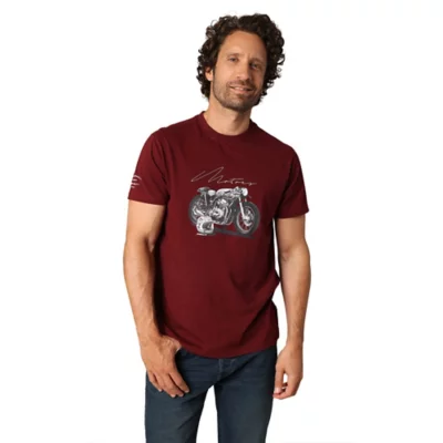 Kiwistar Moto Evolution Motocross T-Shirt Homme imprimé Motif Fun Motif