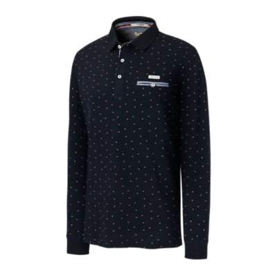 Polo Manches Longues Homme Peaky Bleu Deeluxe Intersport