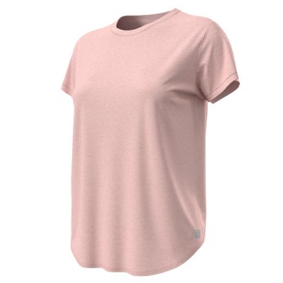 New Balance Tee Shirt De Running A Manches Courtes Femme Sport Core Heather