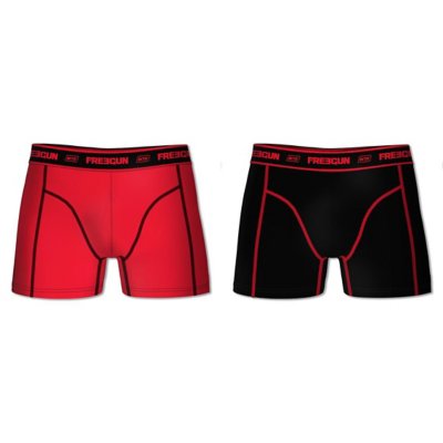 Boxer homme uni - Lot de 2 Multicolore X2360C  FREEGUN