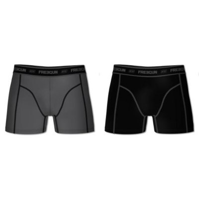 Boxer homme uni - Lot de 2 Multicolore X2360C  FREEGUN