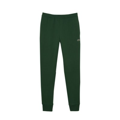 Pantalon de survêtement homme Lacoste en molleton de coton biologique