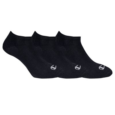 Champion Lot de 3 paires de chaussettes hautes femme U24558-KK001 (35-38)  Noir 