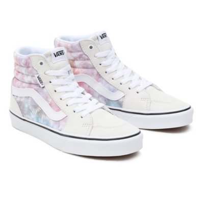 Vans montant outlet femme blanche