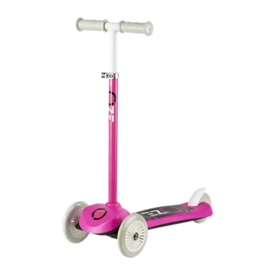 Trottinette 3 Roues IMMEK – Rose, Guidon Réglable, Roues LED – Pour Enfants De 3 à 12 Ans, Débutants