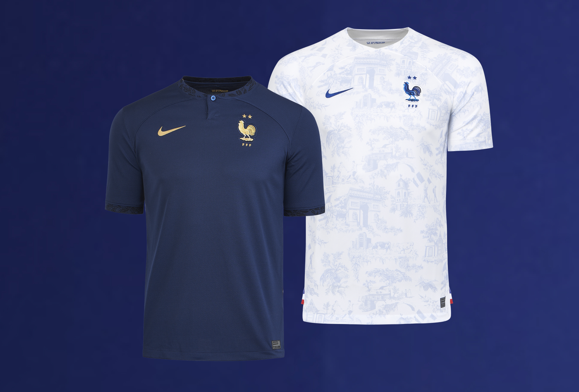 Équipe de France maillot pré-match 2022 2023 coupe du monde