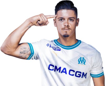Chipz Foot Olympique De Marseille – N°6 Joey Barton, Milieu Terrain, Saison 2010-2011
